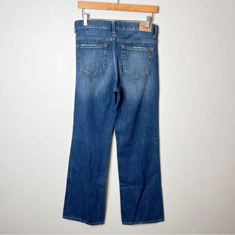 Abercrombie & Fitch Boyfriend Wide Leg Jeans - Picture 6 of 7